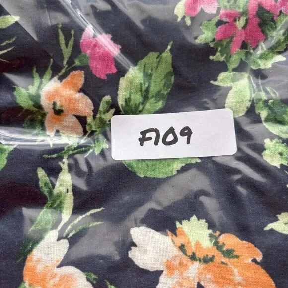 Old Navy Linen Floral Cami Jumpsuit NWT Boho Coastal Navy Floral Size 2X F109 - Picture 14 of 14